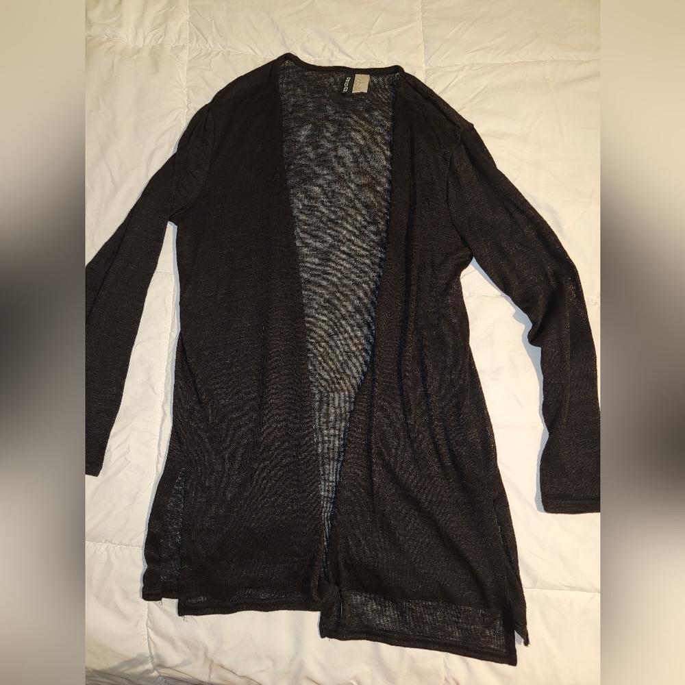 Black Long Sleeve Cardigan